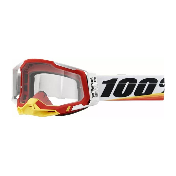 100% MX Goggles Racecraft 2 Arsham Red Clear